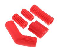 DONFAMDS 5piezas Protector De Zapatas De Motor Fundas Antideslizantes Para Palanca De Cambio De Silicona Duradera Fácil De Instalar Para Motocicleta