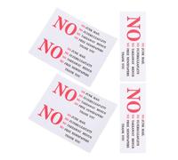 DONFAMDS 6 Pegatinas Adhesivas Impermeables para Buzón Exterior, Calcomanías Funcionales de Pvc Resistentes, Señalización No Correo Basura para Uso Doméstico y Comercial