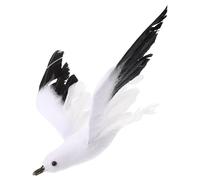 DONFAMDS Adorno Colgante de Gaviota en Vuelo Modelo Artificial para Decoración de Hogar y Eventos de Playa Tamaño S