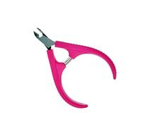 DONFAMDS Alicate de Manicura Portátil Diseño de Resorte Integrado y Boca de Águila, Acero Inoxidable y Plástico para Cutículas y Uñas en Casa o Manicura