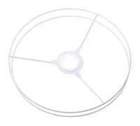 DONFAMDS Anillos para Pantalla de Lámpara 25 CM de Diámetro, Marco Metálico para Lámpara de Mesa, Kit DIY para Crear Pantallas Personalizadas