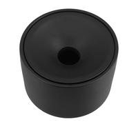 DONFAMDS Cenicero de Cerámica Grande con Tapa para Interiores, Diseño Zen Negro, Control de Cenizas sin Humo, Adecuado para Hogar, Oficina y Decoración Moderna, Cenicero para Uso Interior,