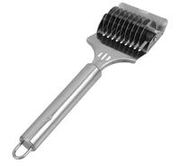 DONFAMDS Cortador de Masa Manual de Acero Inoxidable Rebanador Antióxido para Fideos Herramienta Práctica para Cocina Mango Ergonómico Fácil Limpieza Lavavajillas Color Color Aleatorio