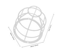 DONFAMDS Cubierta Metálica Protectora de Alarma de Hierro Resistente, Jaula para Detector de Humos y Sensor, Protección Anticolisión para Alarmas contra Incendios en Hogar y Oficina