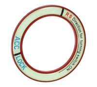 DONFAMDS Embellecedor del Botón de Arranque y Cubierta del Interruptor de Encendido Luz Roja para Interior de Coche, Accesorios para Mujeres y Fácil Colocación Gel de Sílice