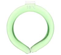 DONFAMDS Envoltura de Hielo Cuello Reutilizable de Pvc y Gel Verde para Aliviar la Fatiga en Casa y Oficina en Climas Cálidos