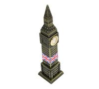 DONFAMDS Estatua De Big Miniatura Decoración Vintage Torre del Reloj para Oficina y Hogar Figura Coleccionable De Arquitectura Británica Decorativa Artística y Duradera