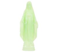 DONFAMDS Estatua Luminosa Virgen María Adorno Religioso para Decoración de Hogar Oficina y Jardín Escultura y Ligera para Salón Porche y Dormitorio