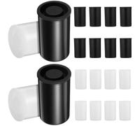 DONFAMDS Estuche para Rollos de Película 35 Mm, Botes de Película Vacíos con Tapas, 20 Piezas PE, Almacenamiento de Rollos de Cámara y Objetos Pequeños para Viaje