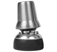 DONFAMDS Funda Antideslizante para Pie de Bastón de Trekking y Caminar, Reemplazo de Punta en Acero Inoxidable y Plástico Color Plata, Adecuado para Senderismo Seguro