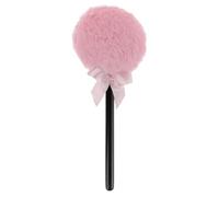DONFAMDS Limpiador de Maquillaje Esponjas de Belleza para Maquillaje en Felpa Rosa, Aplicador de Polvos Cuerpo Diseño de Varita de Hadas y Lazo para Uso Diario