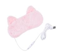 DONFAMDS Máscara para Ojos Calefacción USB de Franela y Pp, Mejora la Vista y Refresca, Adecuado para Usar en Casa Antes de Dormir