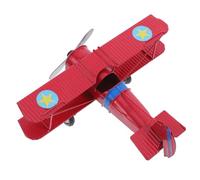 DONFAMDS Modelo De Avión De Hierro Vintage para Niño Niña Decoración Retro De Aeronaves De Metal Adorno para Hogar y Favor De Fiesta De Cumpleaños