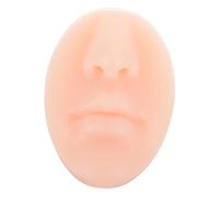 DONFAMDS Modelo De Práctica Para Piercing De Silicona Para Nariz y Boca Herramienta De Enseñanza Flexible Simulador Facial Portátil Para Perforación De Orejas y Pendientes Nasales Uso Profe