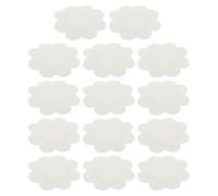 DONFAMDS Parches Adhesivos para Acupuntura 30 Unidades Pegatinas en Blanco Transpirables de Tela Autoadhesivas y Flexibles Tamaño Pequeño Blancas Diseño de 8 Pétalos Uso Médico y