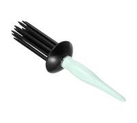 DONFAMDS Peine Moldeador De Cabello Con Rizador Esponjoso Cepillo De Volumen y Curvas Herramienta De Para Salón y Hogar Color Verde