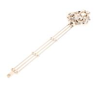 DONFAMDS Péndulo de Reloj de Pared de Metal Dorado 33 CM Accesorio de Reemplazo para Movimiento de Reloj Mecánico Pieza para Colgante Vintage y Moderno