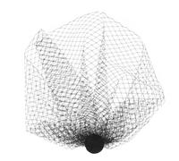 DONFAMDS Pinza Cabello Negra de Gasa Funeraria Velo Grande de Malla sin Punta Horquilla para Mujer y Niñas Accesorio para Ocasiones Obsequios y Uso Diario