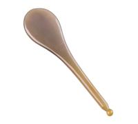 DONFAMDS Placa Gua Sha Facial de Cuerno de Yak Natural, Herramienta de Belleza y Masajeador Facial Portátil para Mejorar Circulación, Uso en Raspado y Cuidado Piel
