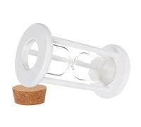 DONFAMDS Reloj de Arena Decorativo de Madera Rellenable con Tapón Temporizador Artesanal para DIY Adorno Único para Hogar y Oficina Color