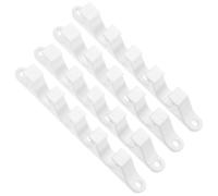 DONFAMDS Soporte de Ajuste para Tumbonas Exterior, Conector Plástico Plegable de 5 Posiciones, Juego de 4 Piezas para Muebles Jardín, Clips de Conexión Resistentes y Multiposición