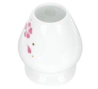 DONFAMDS Soporte de Cerámica para Batidor Matcha Accesorio Elegante y Compacto para Preparar Japonés para Almacenar y el Batidor Chasen Diseño Práctico Color Rosa