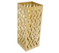 DONFAMDS Soporte Para Paraguas Cuadrado De Hierro Gran Capacidad Base Antideslizante y Diseño Perforado Decorativo Paragüero Robusto Para Hogar y Vestíbulo De Hotel