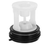 DONFAMDS Tapón de Desagüe para Lavadora 2 Orificios Tapa Selladora de Plástico Resistente Filtro Integrado Compatible Lavadoras de Carga Frontal Accesorio para Bomba de Drenaje y Tubo