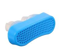 DONFAMDS Tapón Nasal Dispositivo Práctico Azul de Silicona para Ronquidos Carbón Activado Mejora la Respiración Nasal Durante el Sueño