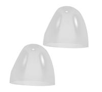 DONFAMDS Tapones De Botellas Transparentes Para Bebés, Accesorios De Repuesto, Boca Ancha, a Prueba De Fugas, Duraderos, Aptos Para Uso Doméstico y Viajes, Pack De 2 Piezas