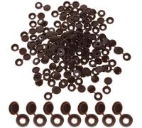 DONFAMDS Tapones de Rosca Marrones para Tornillos de Muebles 100 Unidades Tapas Decorativas de Plástico Resistentes Intemperie Protección Antipolvo para Agujeros de Tornillos Bricolaje