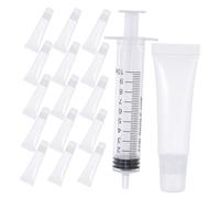 DONFAMDS Tubos De Brillo Labial Transparentes Contenedores De Viaje Para Líquidos De Brillo Labial Vacíos Contenedores De Cosméticos Vacíos