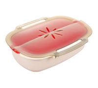 DONFAMDS Vaporera Cocinar Vapor Microondas Diseño de Doble Capa y Resistencia a Altas Temperaturas para Cocinar Verduras y Pescado al Vapor en Microondas