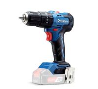 Dong Cheng Taladro Percutor a Bateria 20V 50Nm, taladro percutor sin escobillas, 20+3 niveles de par, para taladrar, atornillar y perforación percusiva, portabrocas de 13 mm, sin batería y cargador