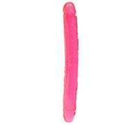 Dong pene doble textura suave rosa