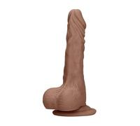 Dong with testicles 10'' / 25 cm - Tan