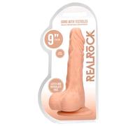 Dong with testicles 9'' / 23 cm - Flesh