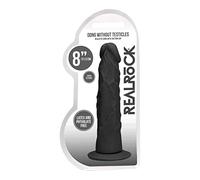 Dong without testicles 8'' / 20 cm - Black