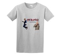 DONG-XIANG Austin Powers Collection Logo Interesting Outdoor Popularity Classic Soft Grinding T-Shirt Gray M