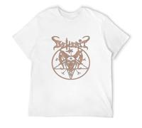 DONG-XIANG Beherit Dawn of Satans Millennium Finland Black Vintage Cool Cotton T Shirt Men Casual Tees Tops Dropshipping T-Shirt White 3XL