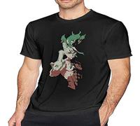 DONG-XIANG Dr Stone Classic Short Sleeve T Shirts for Men T-Shirt Black L