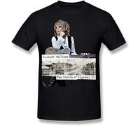 DONG-XIANG Men's The Ghosts of Highway 20 Lucinda Williams T Shirt T-Shirt Black XXL