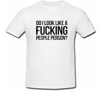 DONG-XIANG People Person Funny Mens Or Lady Fit Sport T Shirts Männer Damen Herren Weiß Sport T Shirts Männer Damen Herren Weiß Funny Gift Horse T-Shirt White M