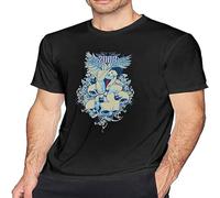 DONG-XIANG Retro Skull Sexy Woman Design 100% Cotton Running Man Top T-Shirt Black M