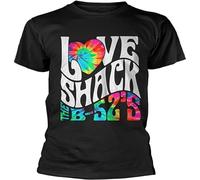 DONG-XIANG The B-52s Love Shack T-Shirt T-Shirt Black XXL