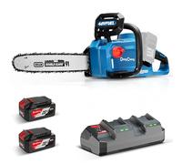 DongCheng Motosierra bateria 40V, Brushless 1600W, 38cm de corte, 2×4Ah