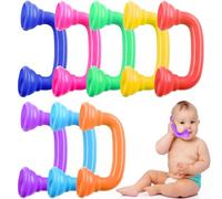 Dongcill 8 piezas de teléfono susurro, auriculares de teléfono para niños, teléfonos de lectura susurros para mejorar las habilidades de imitación y habla del bebé (A)