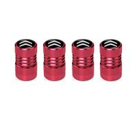 DONGDONG 4 Piezas Tapones de Válvula de Coche para Citroen C4 Cactus 2018-2020, Tapas Antipolvo para Ruedas de Coche Válvulas de Neumáticos Coche,Red