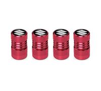 DONGDONG 4 Piezas Tapones de Válvula de Coche para Suzuki Alto Vi I2009-2014, Tapas Antipolvo para Ruedas de Coche Válvulas de Neumáticos Coche,Red