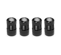 DONGDONG 4 Piezas Tapones de Válvula de Coche para Suzuki S-Presso 2019-, Tapas Antipolvo para Ruedas de Coche Válvulas de Neumáticos Coche,Bla-CK